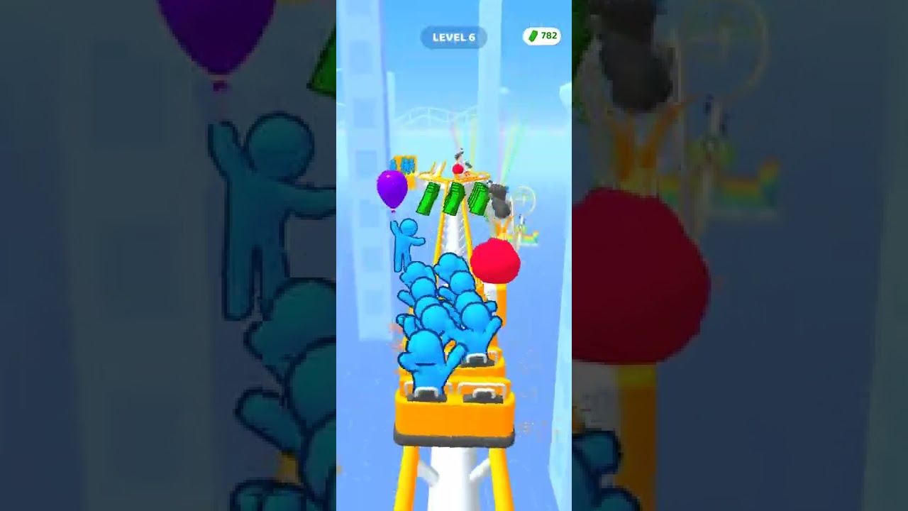 Runner Coaster 3d - Level 6 