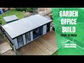 Building a garden office in 4 minutes