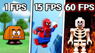 I animated LEGO in EVERY FRAME RATE so you don