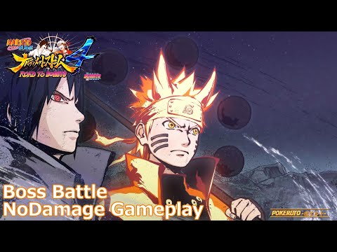 【NARUTO ナルティメットストーム４】ナルト&サスケVSマダラ ボスバトル (No Damage 攻略)【Naruto Storm 4】