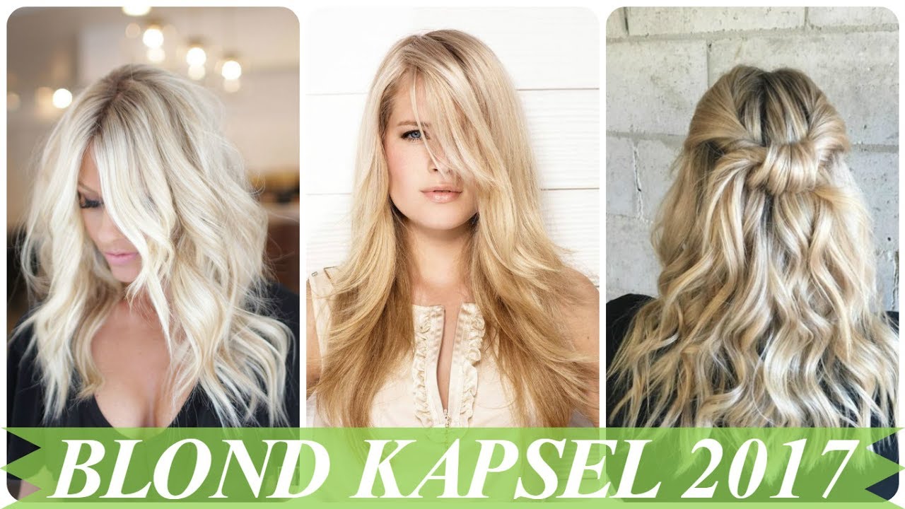 Chique blonde kapsels lang 2017 vrouwen