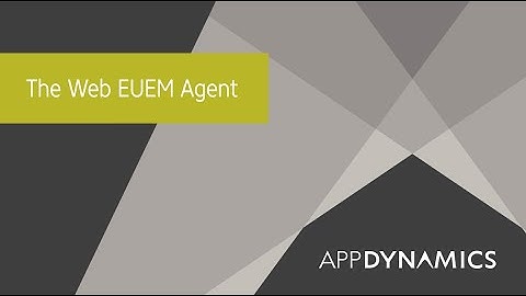 The Web EUEM Agent