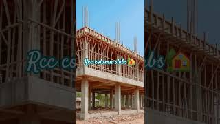 Rcc column slabs🏠🏡👈 #shorts #ytshorts #construction #concrete #house #home #viral #trending #trend