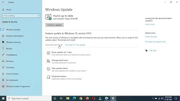 Windows 10 Version 21H1 Feature Update