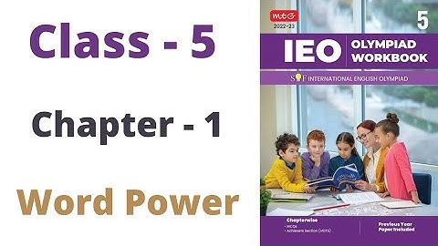 IEO ~  International  English Olympiad |  Class - 5 | C - 1 | Word Power | By - Sudhir Sir