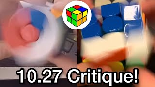 Critique: Joseph Burnett 10.27 Average!