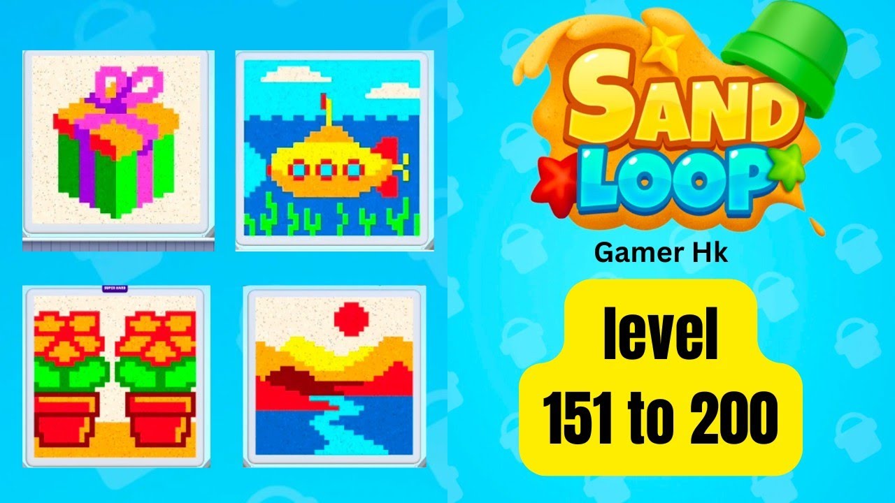 Sand loop level 151 to 200 Walkthrough Solution - YouTube