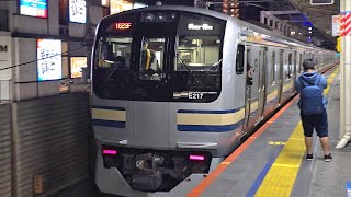 E217系Y-101編成 旧塗装 運転／2024年11月8日（金）動画（3/3