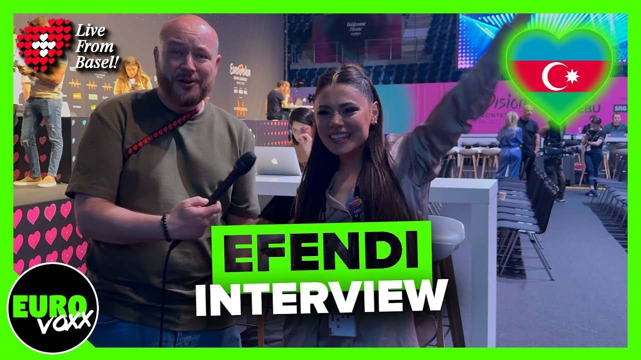 🇦🇿 EFENDI (AZERBAIJAN EUROVISION 2020 & 2021) INTERVIEW @ EUROVISION 2025 2nd SEMI FINAL!
