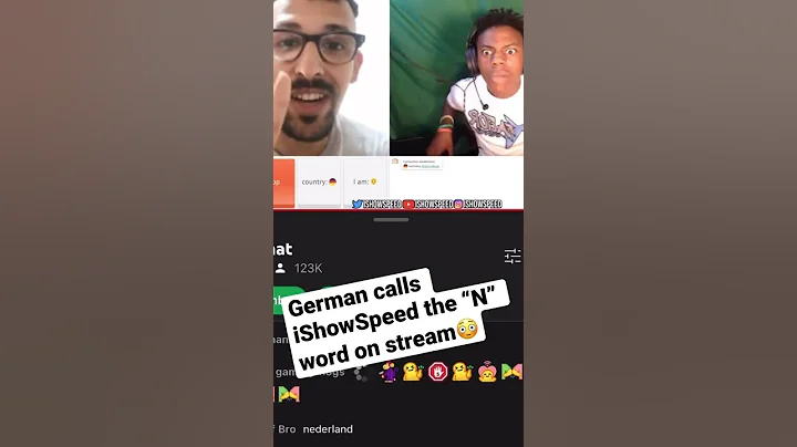 IShowSpeed gets called the “N” word on stream😳 #ishowspeed #speed #shorts