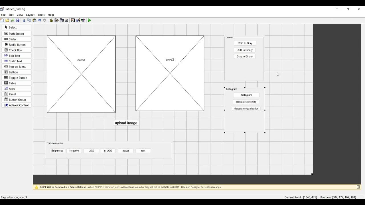 gui matlab image processing - YouTube