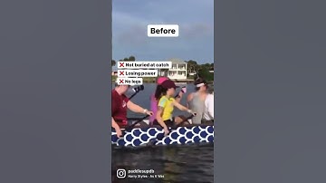 Thumbnail of Before & After Dragon Boat Camp #shorts