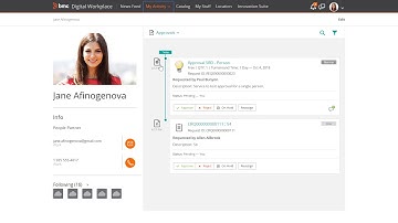 Reassigning approval requests in BMC Digital Workplace 18.11