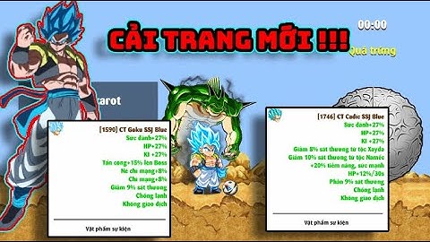Ngọc Rồng Online | Review Cải Trang Gogeta SSJ Blue Mới Siêu Hot Và Vứt Đồ Thiên Sứ NRO !!!