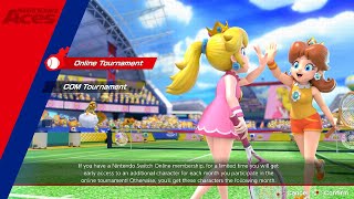 Mario Tennis Aces online tournament stream