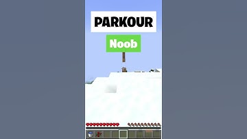 Minecraft Noob vs Pro vs Hacker: Parkour!