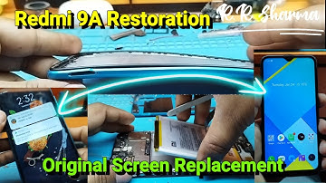 Redmi 9, 9A, 9 Prime Cracked Restoration | Original Screen Replacement