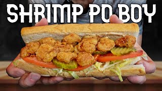The Simplest Fried Shrimp Po Boy