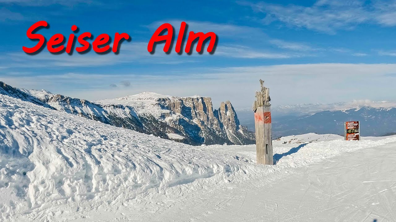 Skiing in Seiser Alm (Alpe di Siusi) 2025 part 1
