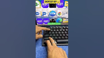 Computer 🖥️ Shortcut Key for Desktop Icon Size Change #tricks #keyboard #mechanicalkeyboard #typing