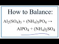 Balancing Chemical Equations Concepts