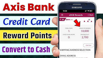 How to Redeem Axis Bank Credit Card Reward Points Online | Redeem Axis Bank Rewards Points in Cash