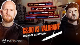 CS:GO vs Valorant: 16 knife kills in a single match! | Fnatic Valorant