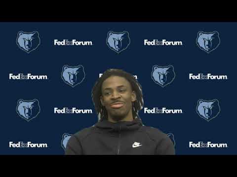 MEM@POR: Ja Morant Postgame Locker Room Interview | April 23, 2021