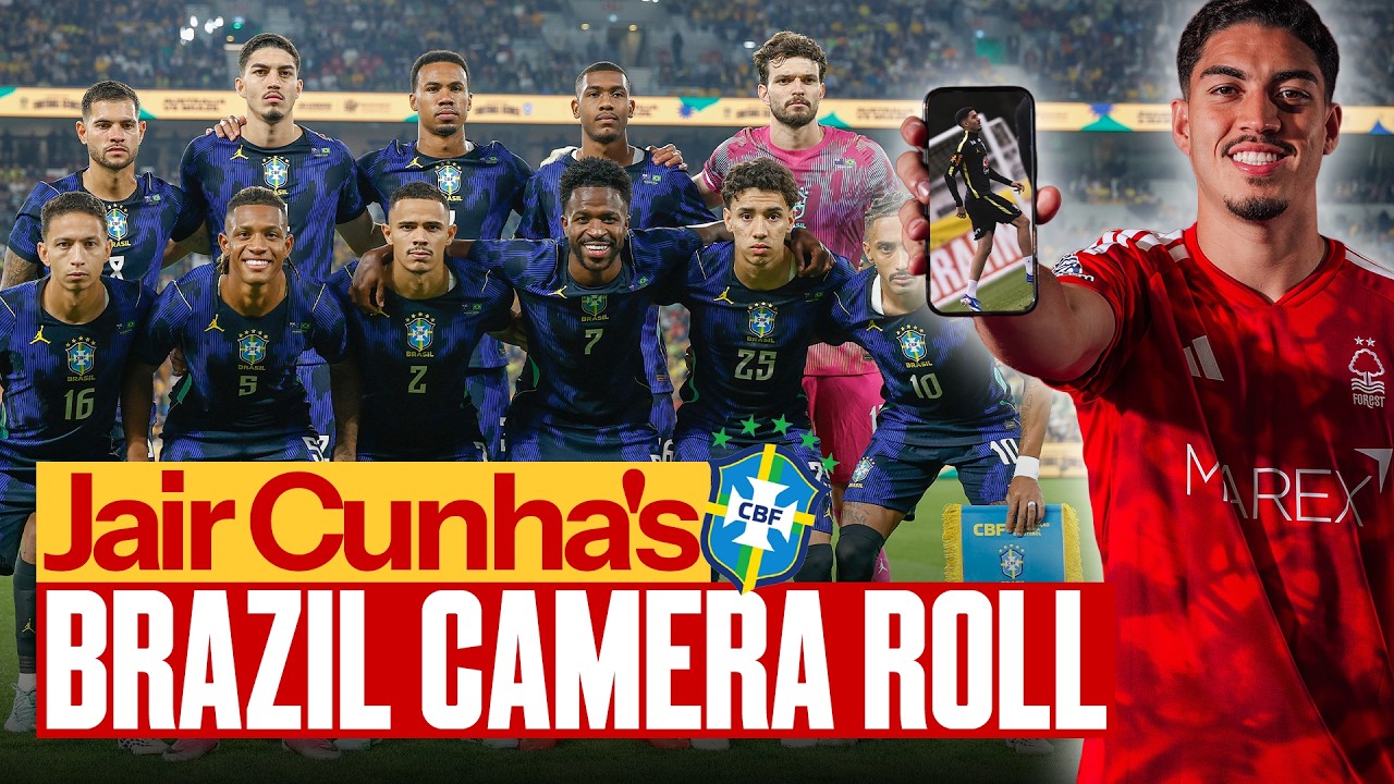 Jair Cunha Reviews His Camera Roll After Making His International Debut With Brazil π§π·