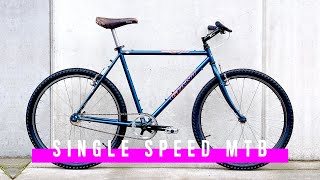 turning a vintage mtb into a single speed (not fixed gear) bike
