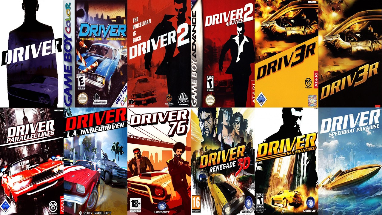 Driver Series The Evolution Of Driver Games (1999 - 2015) - YouTube