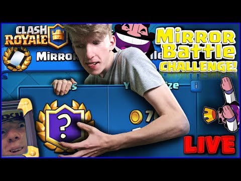 OMG TY GOLDY! MIRROR BATTLE CHALLENGE!│CLASH ROYALE ČESKY - YouTube