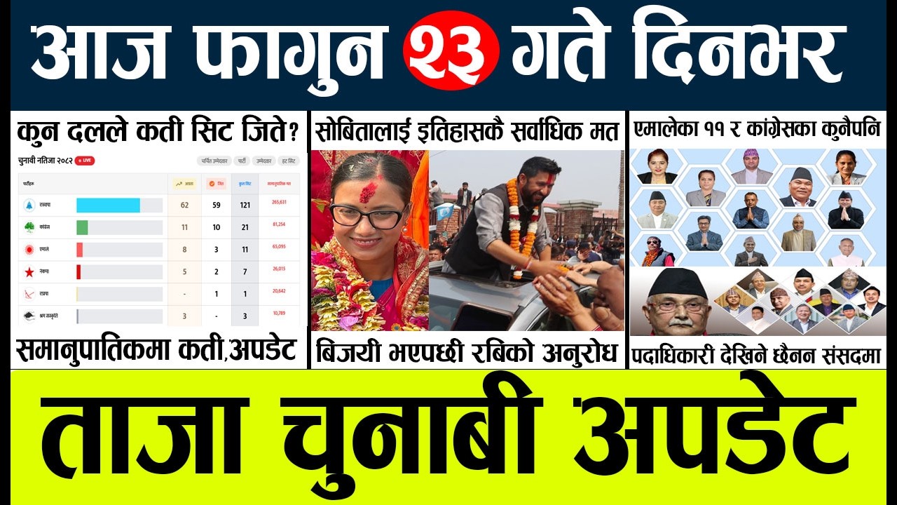 News🔴today nepali news aaj ka mukhya samachar taja