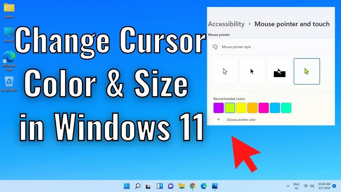 How to Change Cursor Theme, Color, and Size in Windows 11