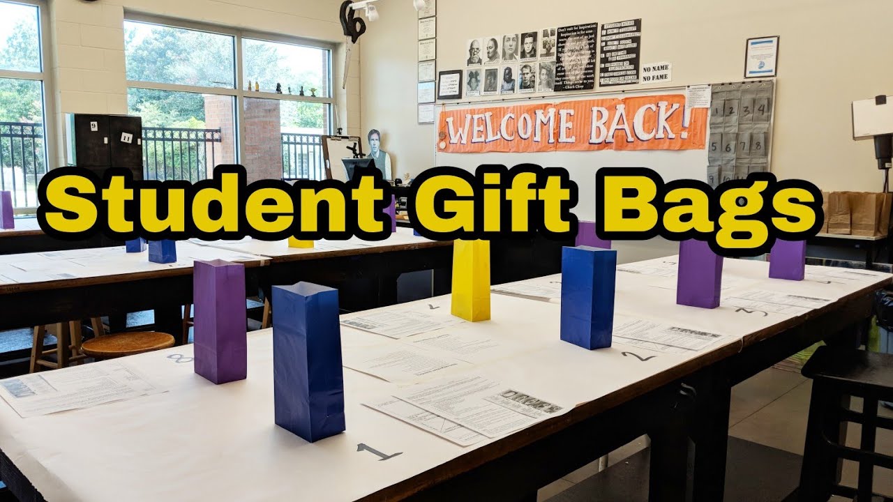 Back to School Gift Bags for Kids - Organize and Decorate Everything