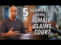 How to win in small claims court-without lawyer-attorney-present case