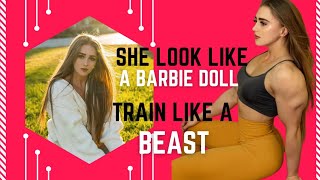 Pretty & Muscular Barbie - Julia Vins Bicep Workout /Back Biceps workout