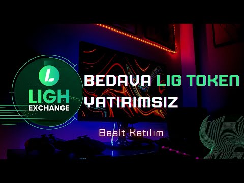 Ligh Exchange Borsa Airdrop | Bedava LIG Token Kazan #airdrop #bitcoin