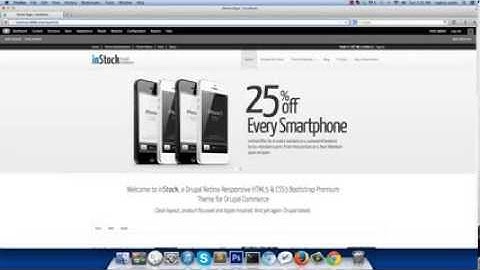 Backup and Restore your Site - inStock Responsive Drupal Theme