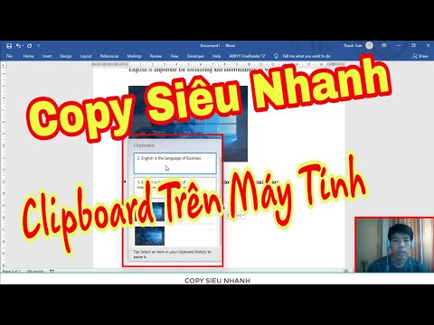 Copy siêu nhanh bằng Clipboard trong Microsoft Word