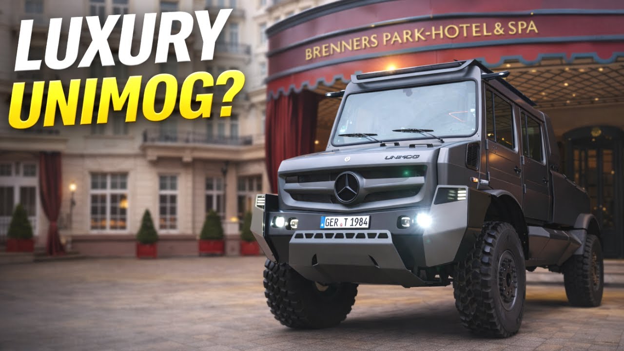 Роскошный выставочный автомобиль Mercedes-Benz Unimog не похож ни на что, чего вы ожидали.