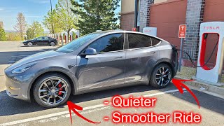 Really wanted to get some new wheels for the model y and had put them
test. we through our vibration test sounds level turns out...