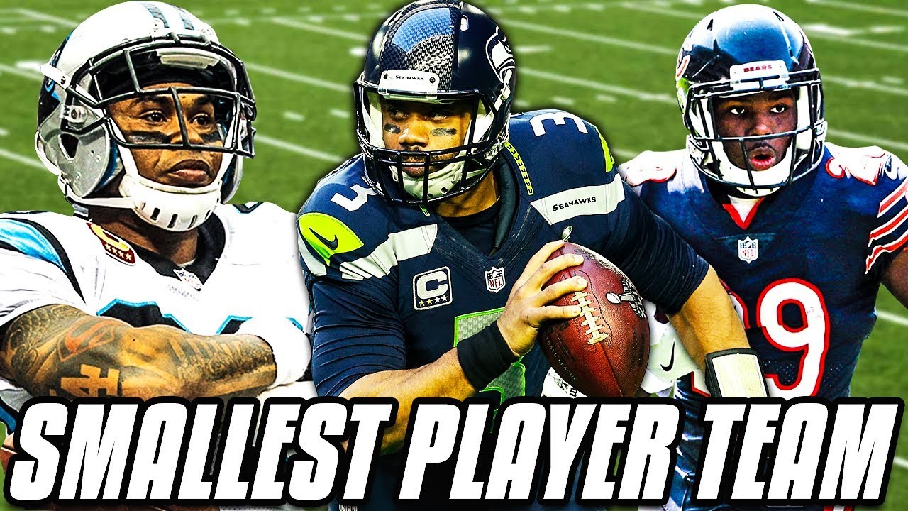 SMALLEST PLAYER TEAM! GREATEST RUN EVER! Madden 19 Ultimate Team YouTube