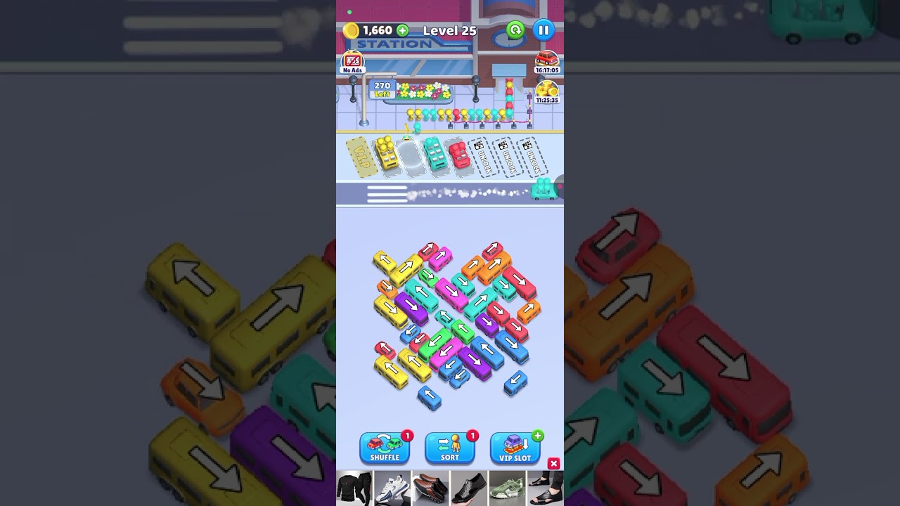 25 Level Bus craze Traffic jam puzzle game 2025