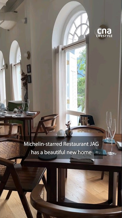 Michelin-starred Restaurant JAG's new space at Robertson Quay in Singapore