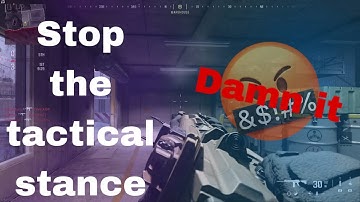 How to stop Tactical stance while sliding / MW3 (easy)