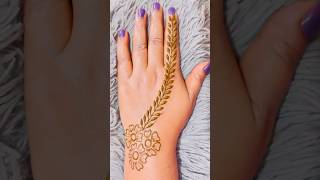 🌿✨Simple pretty design #kmdesigns #heenadesign # ytshorts #shortsvideo #shortsfeed #mehndi #shorts