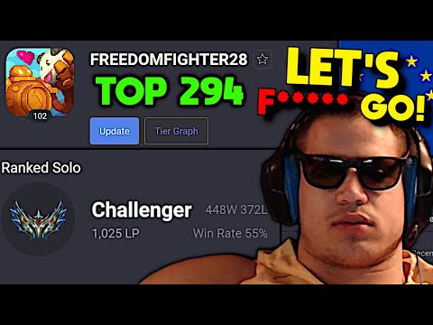 Tyler1 HITS CHALLENGER on EUW