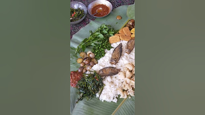 Makan Masakan Khas Sunda Mantap 👍🏻