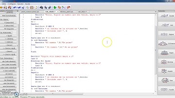 Algoritmo de numeros primos y calculo de notas con PSEINT #1 parte